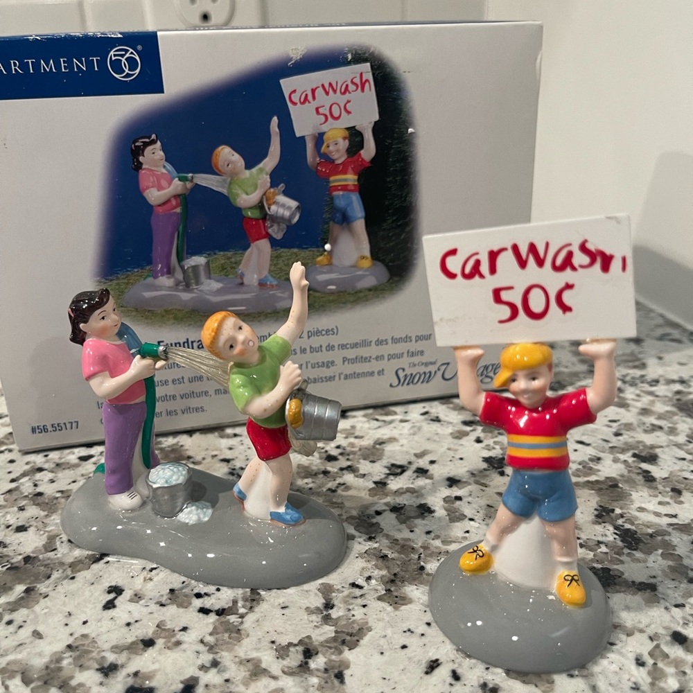 Department 56 | Original Snow Village | 2002 | Car Wash Fundraiser |
